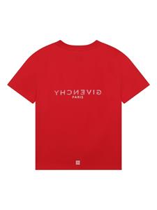 Givenchy Kids T-shirt met logoprint - Rood