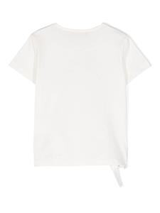 Versace Kids T-shirt verfraaid met logo - Wit