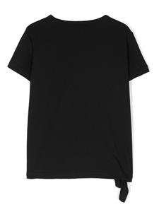 Versace Kids T-shirt verfraaid met logo - Zwart