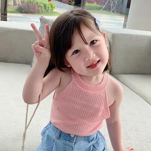 Selfyi Children's Wear Girls' Suspender Top With Foreign Style