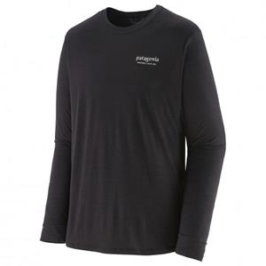 Patagonia  L/S Cap Cool Merino Graphic Shirt - Merinoshirt, zwart