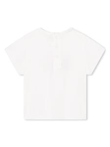 Chloé Kids T-shirt met geborduurd logo - Wit
