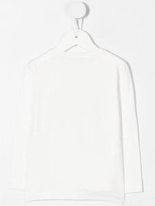 Monnalisa T-shirt met stras - Wit