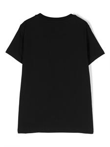 Moschino Kids T-shirt met logo - Zwart