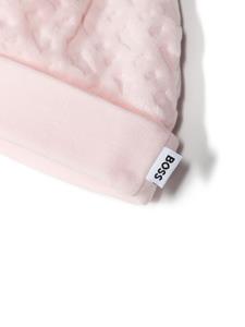 BOSS Kidswear Pyjama met monogram jacquard - Roze