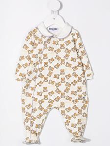 Moschino Kids Twee pyjamas met teddybeerprint - Grijs