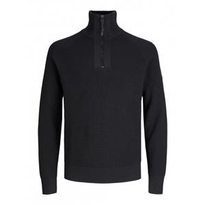 Jack & Jones Jack&Jones Ofilo Knit Half Zip Black ZWART 