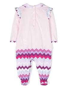 Missoni Kids Pyjama met zigzag-print - Roze