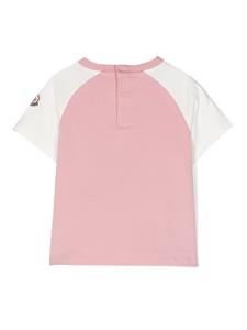 Moncler Enfant T-shirt met print - Roze