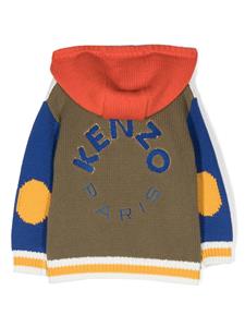 Kenzo Kids Vest met geborduurd logo - Blauw
