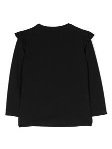 Monnalisa T-shirt met lange mouwen - Zwart