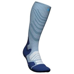 Bauerfeind Sports  Women's Outdoor Merino Compression Socks - Compressiesokken, blauw/grijs