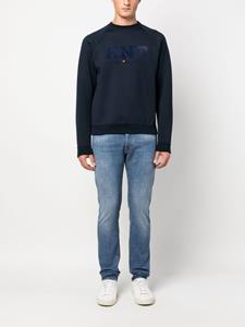 Kiton Jersey sweater - Blauw