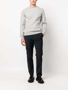 SANDRO Sweater met logopatch - Grijs