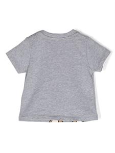 Moschino Kids T-shirt met teddybeerprint - Grijs