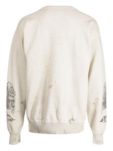SAINT MXXXXXX Sweater met print - Grijs