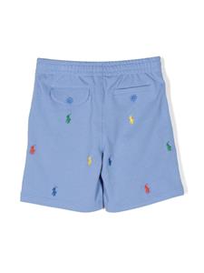 Ralph Lauren Kids Shorts met logoprint - Blauw