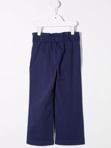 Bonpoint Pantalon met gestrikte taille - Blauw