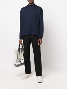 Jil Sander Fijngebreide coltrui - Blauw