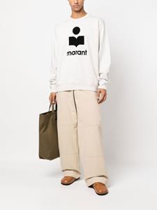MARANT Sweater met logopatch - Beige