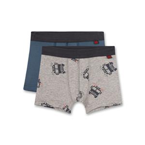 Sanetta Shorts Twin pack grijs/blauw