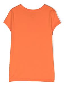 Ralph Lauren Kids T-shirt met teddybeerprint - Oranje