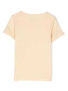 Mini Rodini T-shirt met logoprint - Geel