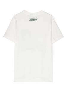 Autry Kids T-shirt met logoprint - Wit