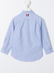 Thom Browne Kids Klassiek Oxford shirt - Blauw