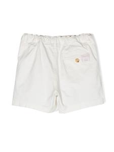 Bonpoint Shorts met logopatch - Wit