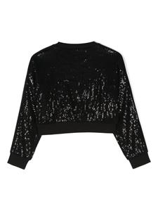 Michael Kors Kids Sweater verfraaid met pailletten - Zwart