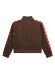 Michael Kors Kids Sweater met monogramprint - Bruin