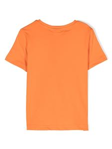 BOSS Kidswear T-shirt met logoprint - Oranje