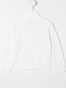 Bonpoint Sweater met logo - Wit