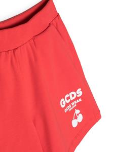 Gcds Kids Trainingsshorts met logoprint - Rood
