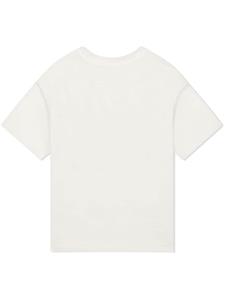 Dolce & Gabbana Kids T-shirt met bandanaprint - Wit