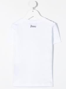 Herno Kids T-shirt met logoprint - Wit