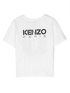 Kenzo Kids T-shirt van biologisch katoen - Wit