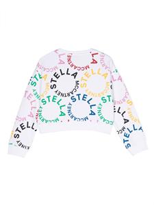 Stella McCartney Kids Sweater met logoprint - Wit