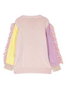 Stella McCartney Kids Sweater met franje - Roze