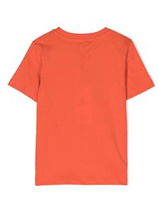 Kenzo Kids T-shirt met tijgerprint - Oranje