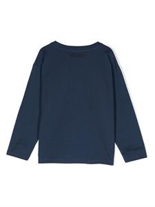 Kenzo Kids T-shirt met logopatch - Blauw