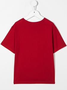Dolce & Gabbana Kids T-shirt met logoprint - Rood