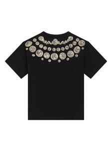 Dolce & Gabbana Kids T-shirt met print - Zwart