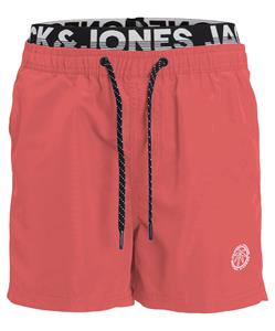 Jack & Jones Zwemshorts jongens jpstfiji dubbele waistband hot coral