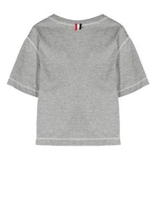 Thom Browne Kids T-shirt met grafische print - Grijs