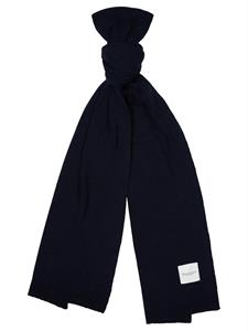 Profuomo Navy knitted shawl