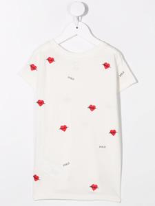 Ralph Lauren Kids T-shirt met geborduurd hart - Wit