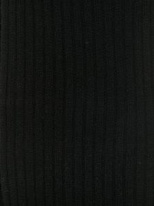 Paul & Shark logo-patch knit scarf - Zwart