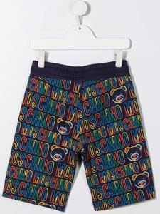 Moschino Kids Shorts met print - Blauw
